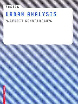 cover image of Basics Urban Analysis